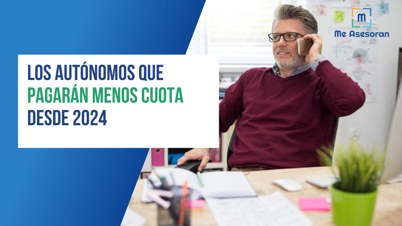 Los autónomos que pagarán menos cuota desde 2024