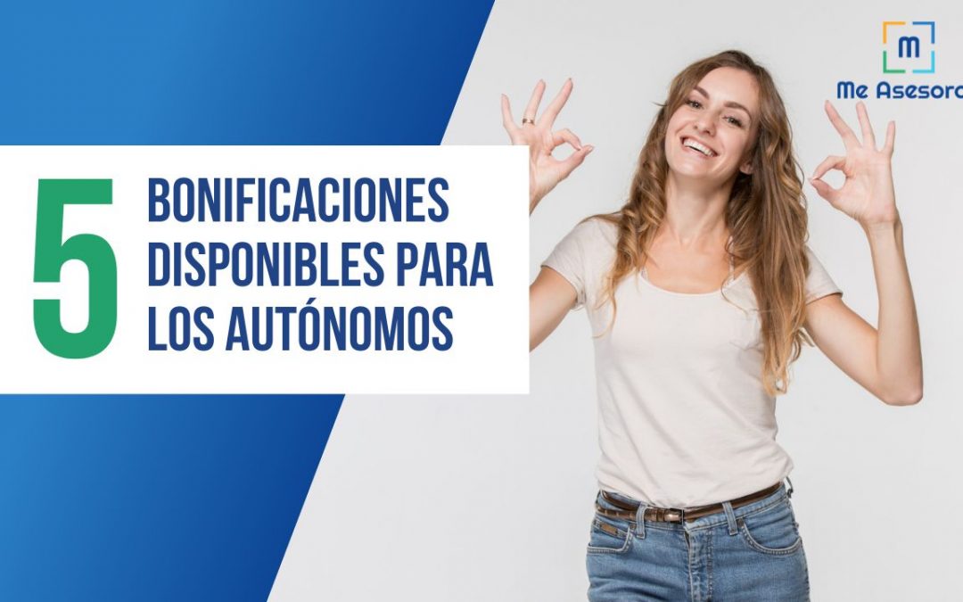 5 bonificaciones disponibles para los autónomos